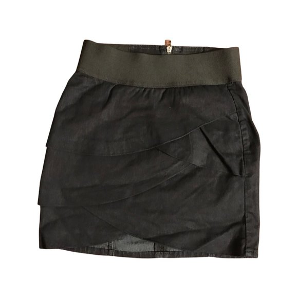 Black Denim Skirt - Picture 1 of 1